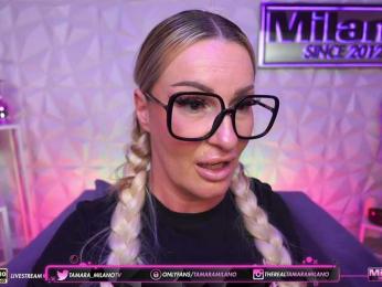 TamaraMilano webcam model stream image
