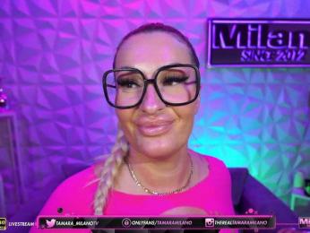 TamaraMilano webcam model stream image