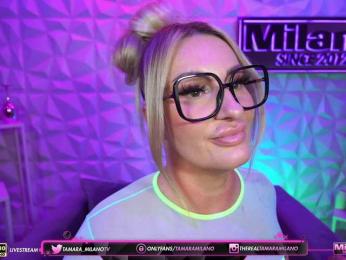 TamaraMilano webcam model stream image