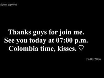 joss_caprice chaturbate stream image, 27.02.2026 11:20